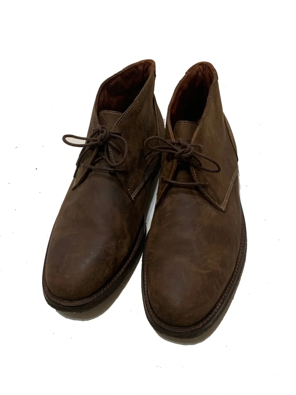 johnston & murphy Men's Brown Leather Chukka Boots